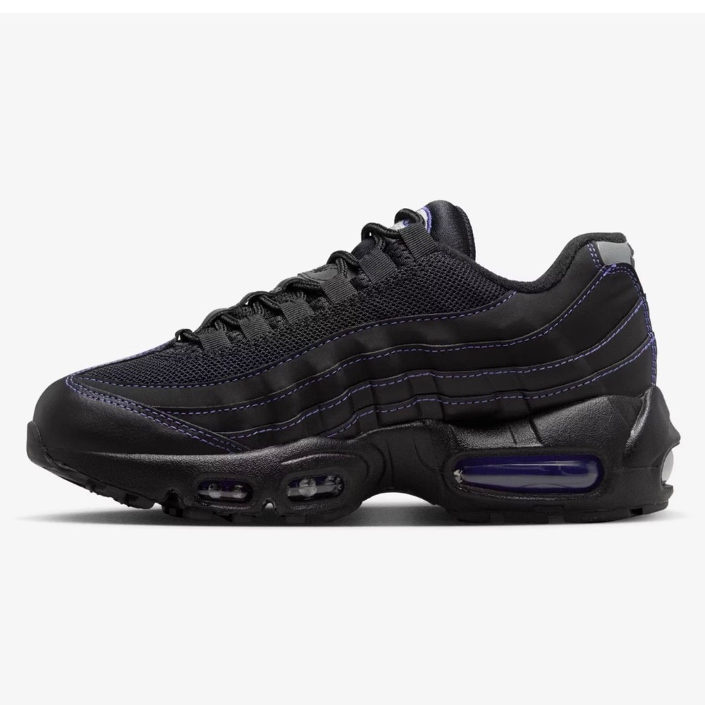 NIB Big Kid GS Nike Air Max 95 Recraft  II4053-008 Black Persian Violet